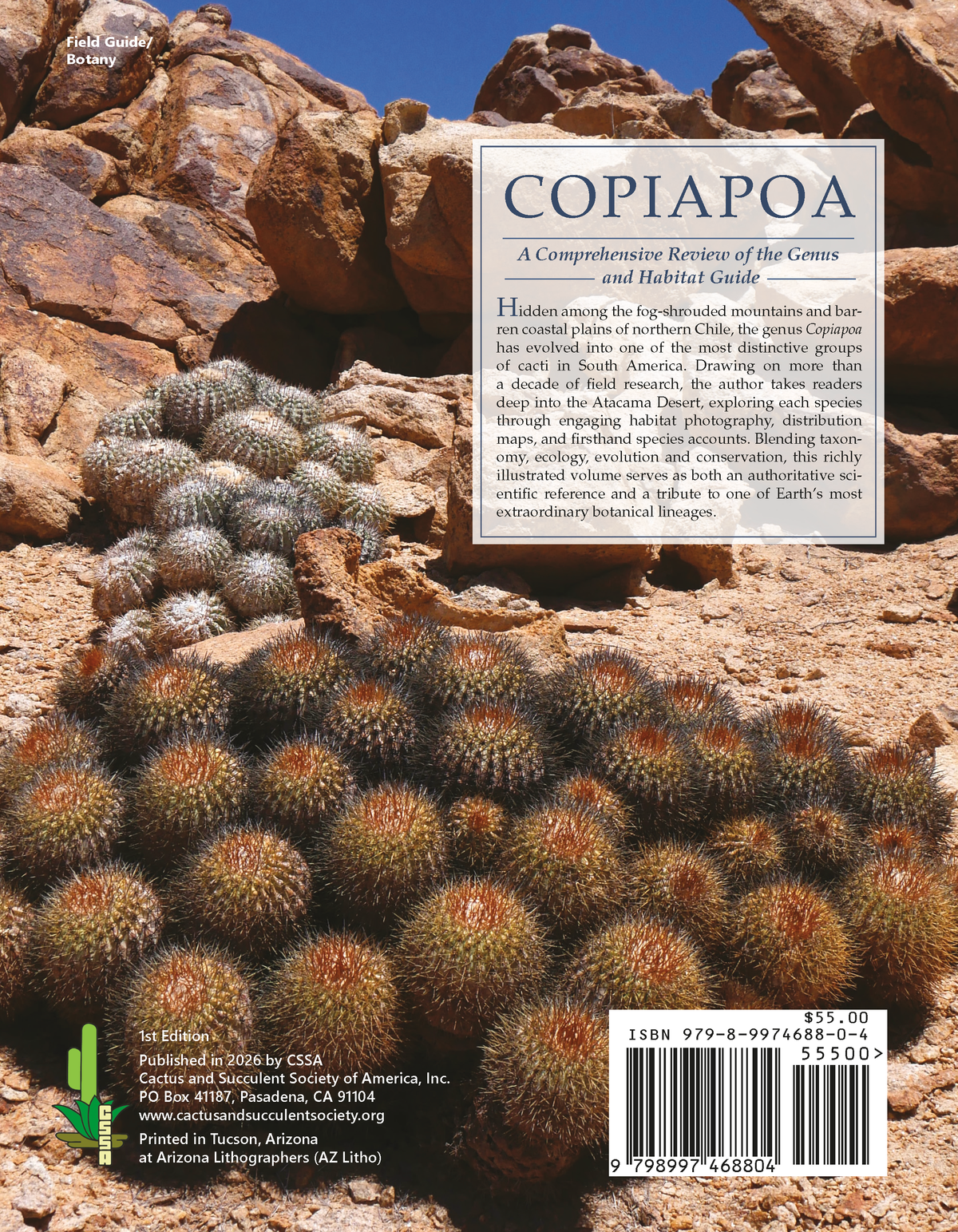 Pre-Order - Copiapoa - A Comprehensive Review of the Genus and Habitat Guide
